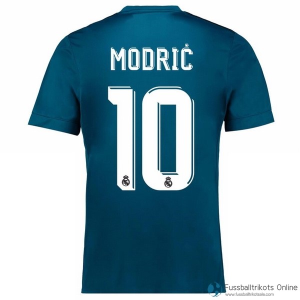 Real Madrid Trikot Ausweich Modric 2017-18 Fussballtrikots Günstig